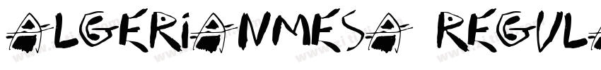 AlgerianMesa Regula字体转换